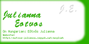 julianna eotvos business card